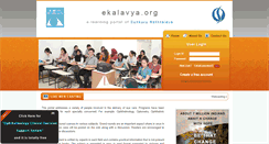 Desktop Screenshot of ekalavya.org